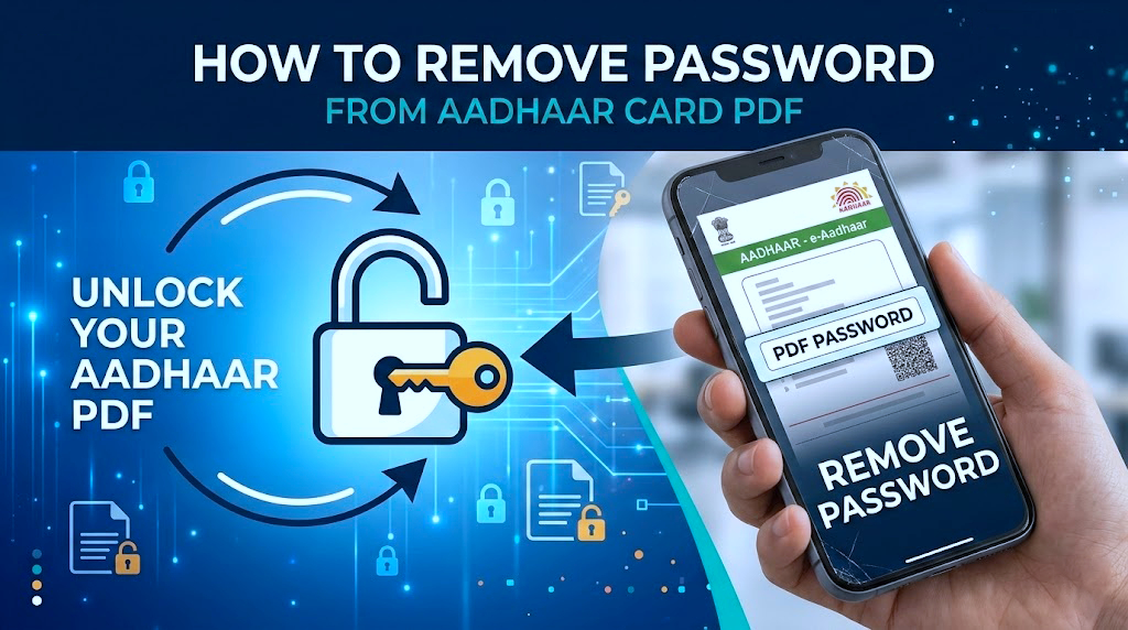 How to Remove Password from Aadhaar Card PDF - Check Now